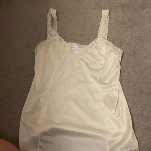 Size large. Cream white. Vintage Victoria secret